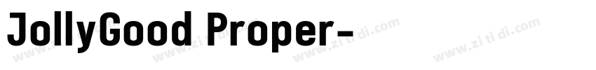 JollyGood Proper字体转换